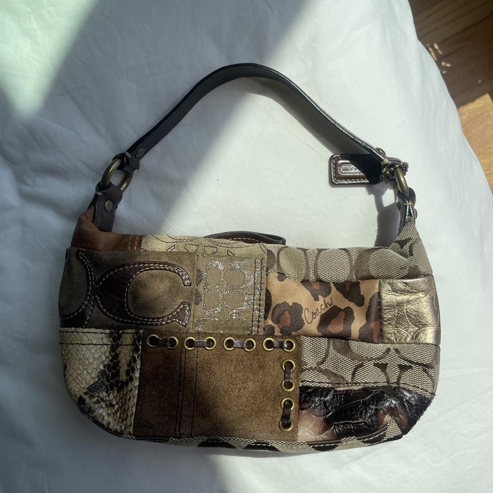 Coach Multicolor Patchwork Shoulder Bag - image 2